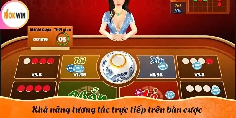 Khả năng tương tác trực tiếp trên bàn cược