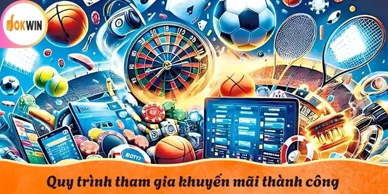 Quy trình chi tiết giúp hội viên tham gia khuyến mãi Okwin thành công